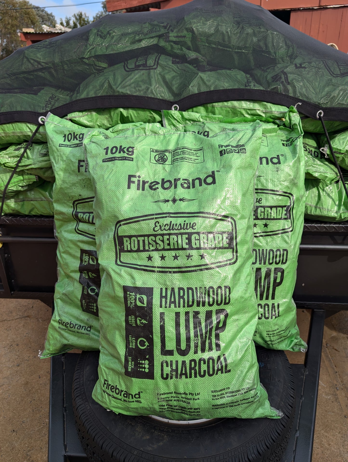 Firebrand Rotisserie Grade Lump Charcoal 10kg