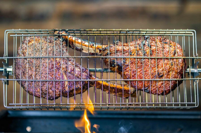 Stainless Steel Rotisserie Basket Medium