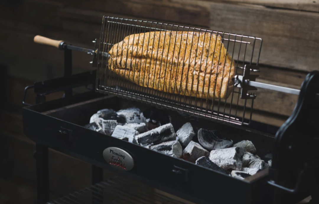 Stainless Steel Rotisserie Basket Medium